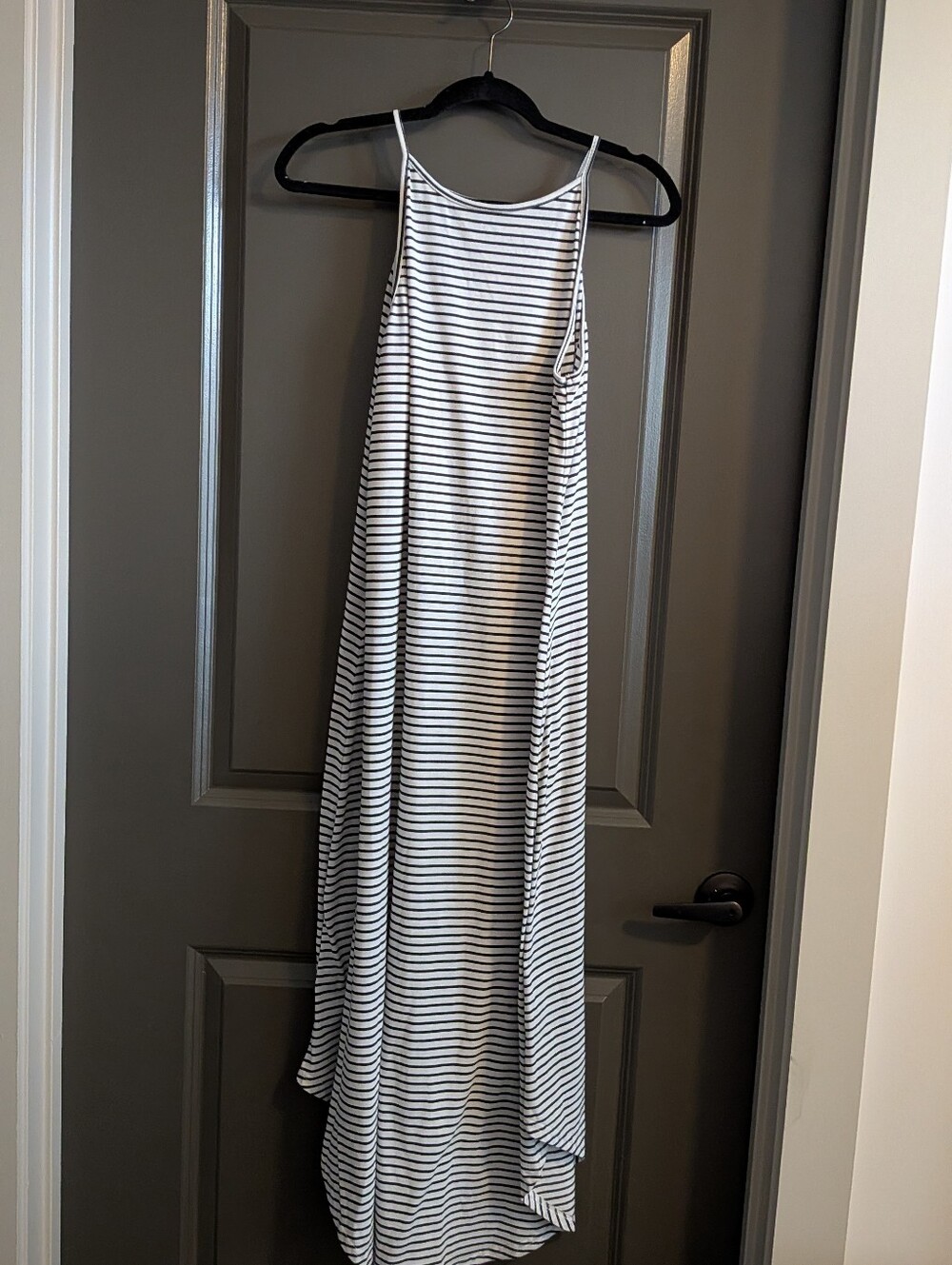 Women's Casual Striped Long Maxi Dress Sundress, Striped M
